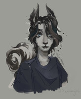 Portrait raffle prize [Steklomojsik] [Eric the squirrel]