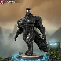 Anthro Venom Horse 2.0 (Marvel Fanart)