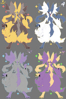 Mega Delphox fusion adopts (open) - $6 (usd)