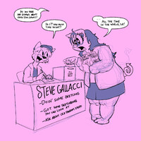 [diary sketch] meetin legends