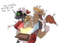 the 3 terribles original oc (sketch)