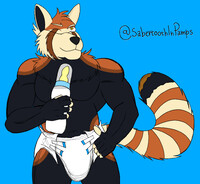 Mock Wah, the cute Stinky Red Panda 👹