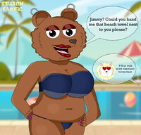 Crystal Honeyfero At The Pool