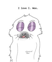 Warm heart in cold baby seal