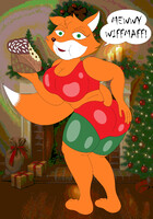Foxy Roxy letting herself go for Christmas