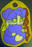 Shrinky Dink Badge for Bailey