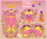 Demon Soda Goat (POP!) - Premade Fursuit Auction [ACTIVE]