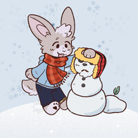 Having fun in the snow~