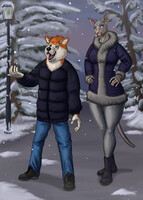 It's snowing (Secret Santa for drpipczyk)