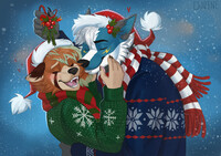 Under the mistletoe