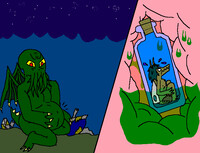 Cthulhu's Prisoner: Bottled up and Swallowed