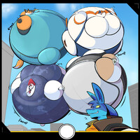 Selfie with the blimps!~