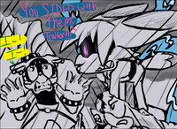 Kit VS Surge doodle