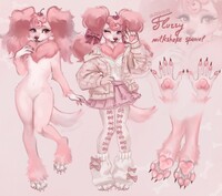 Flurry the milkshake spaniel reference sheet [SFW]