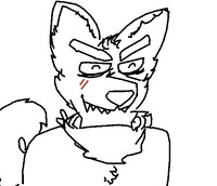 Fursona concept 2 : ]