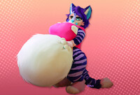 [com] fursuit vore (real) (not clickbait) (gradient)