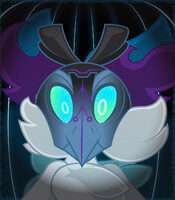 She stares
