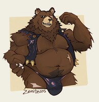 Ben Bigger with leather