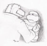 Monster - Pencil Sketch