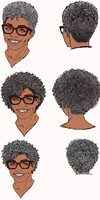 My Mom With Different Hairstyles