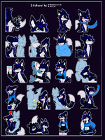 Foxo Stickers!