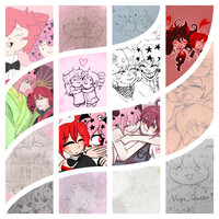 Neon and Teto updated photo collage! 🩷🥖