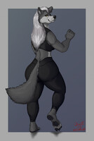 Lia the wolf II (Birthday gift)