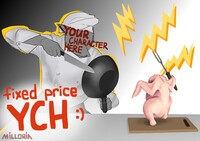 [OPEN] YCH - Epic duel in the kitchen