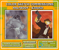 OPEN COMMISSIONS | Color sketch