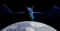 Cosmic dragon invades a planet!