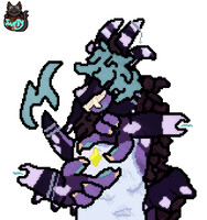 Art trade piece for Aricade (toyhouse)