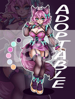 [OPEN] Puffi — Original Pastel Candy Cat Adopt