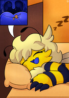 Sleeping in bee maw