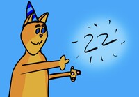 my late birthday art