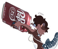 coral drinking dr pepper