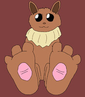 Eevee Spreads His Toes