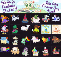 Kofi Sticker Club February!