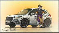 Car Toon commission for nightfoxnirvana
