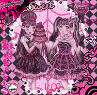 Draculaura 1600 G1 and G3 (Fanart)