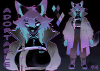 Adopt #94 | Ghost in Neon [OPEN]