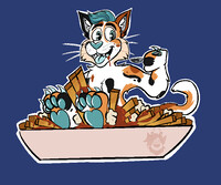 Liliepichu poutine sticker commission