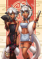 Lunar New Year Duo (M'ruu and M'dan)