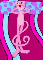 Pink Panther On My Bed