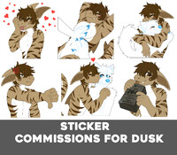 Sticker pack Dusk