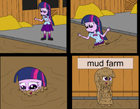 Mud farm Twiligth Sparkle