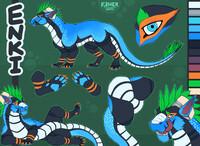 Enki Ref Sheet SFW