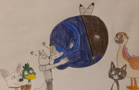 Mark Wolf puffkisses Zhen