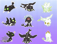 HTTYD: Ruffrunner Family Smudges