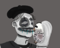 (Gift) Randy and his Mime Smooching