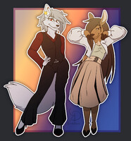 Silver and Monica - New Outfits